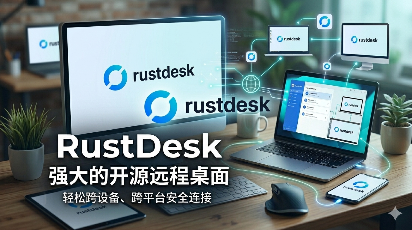 远程桌面RustDesk自建服务器私有化部署